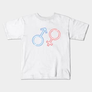 Boy n Girl Symbol Kids T-Shirt